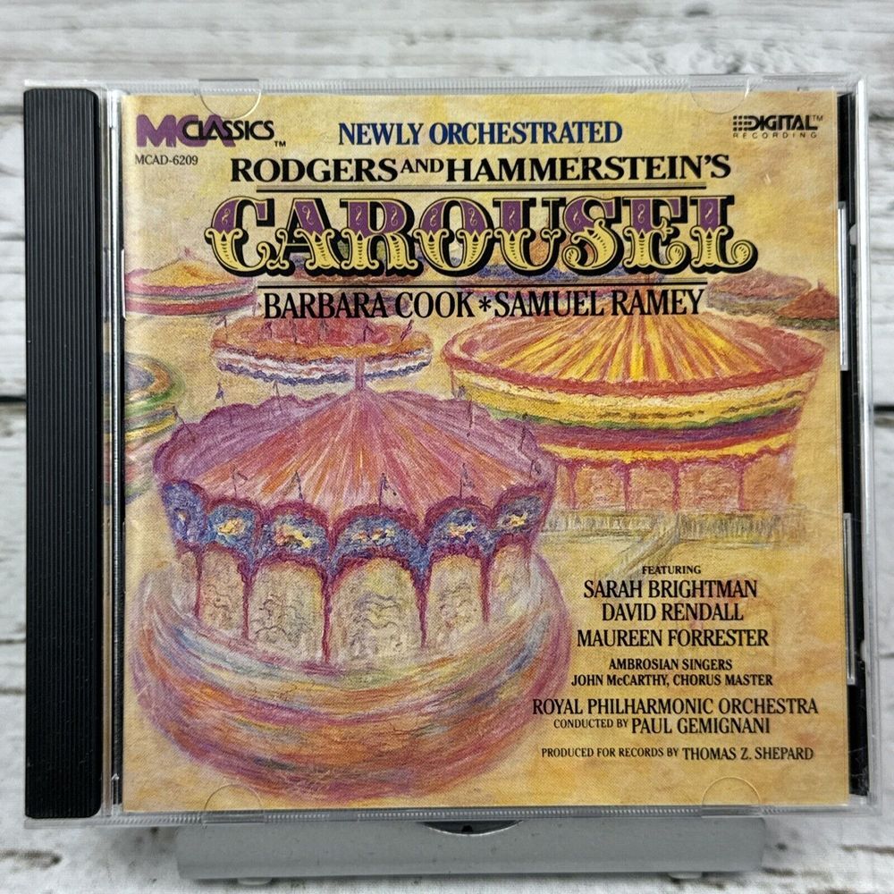 Rodgers & Hammerstein's - Carousel [1990‎ CD] - Newly Orchestrated MCAD-6209